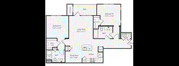 B2 Floor Plan at The Preserve at Cohasset, Cohasset, MA