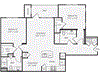 B2 Floor Plan B2 Floor Plan at The Preserve at Cohasset, Cohasset, MA
