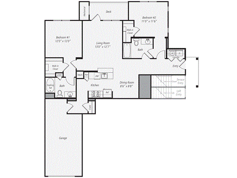 B3G Floor Plan at The Preserve at Cohasset, Massachusetts, 02025