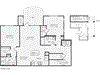 B4 Floor Plan B4 Floor Plan at The Preserve at Cohasset, Cohasset, Massachusetts
