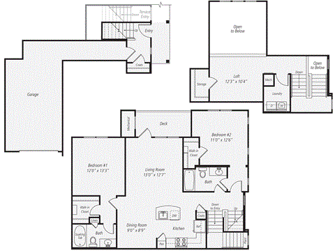 B4LG Floor Plan at The Preserve at Cohasset, Cohasset, MA, 02025