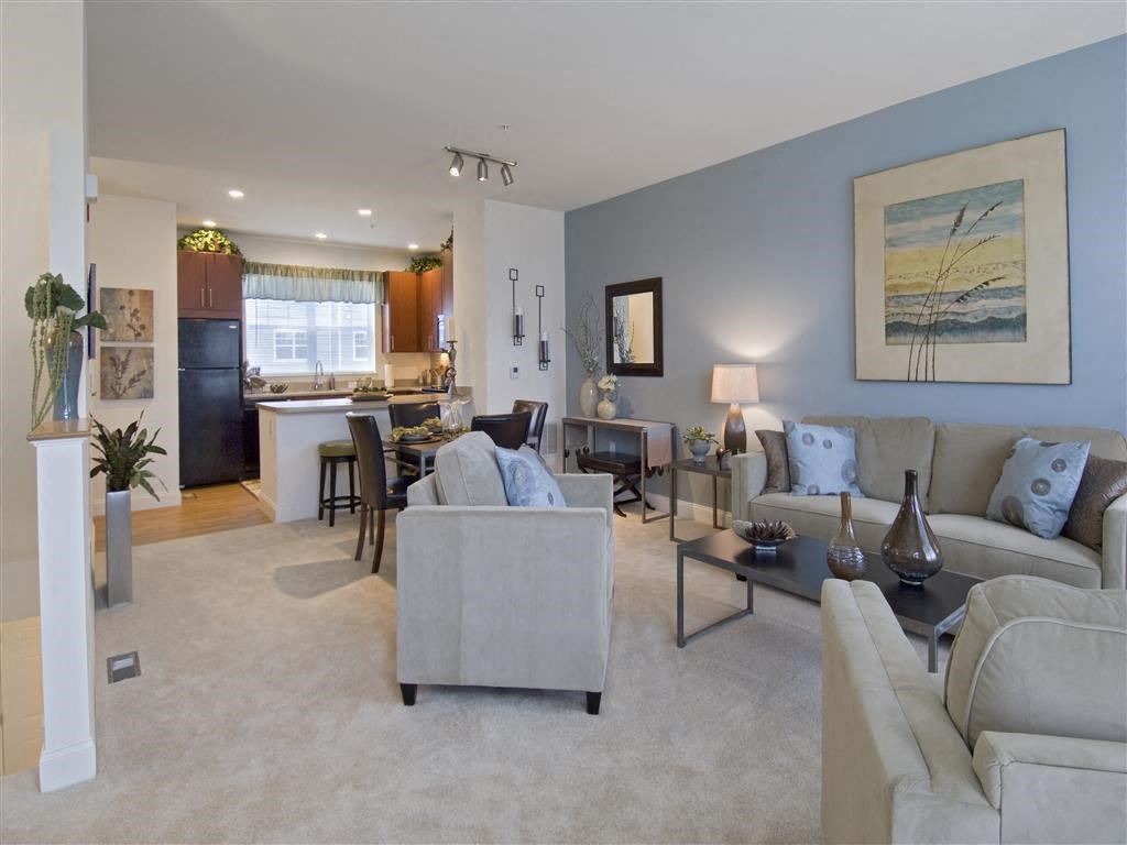 Modern Living Room at The Preserve at Cohasset, Cohasset, 02025