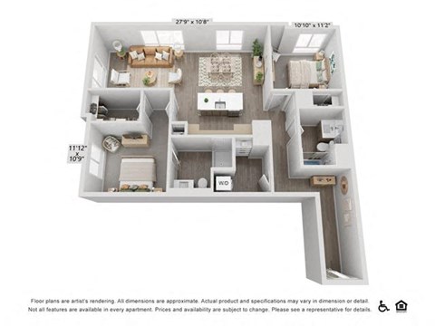 a floor plan of a home with a white background