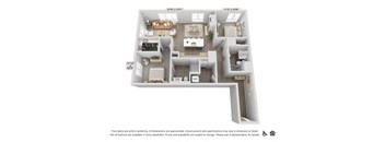 a floor plan of a home with a white background