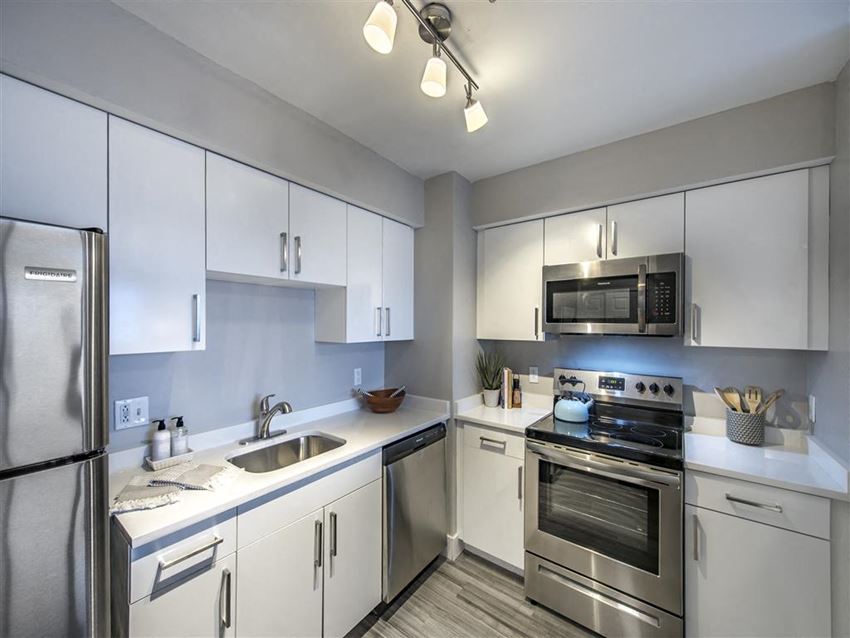 Upscale Stainless Steel Appliances Upscale Stainless Steel Appliances at The 6Hundred, Massachusetts