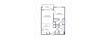 a floor plan of a house with bedrooms and a living room
