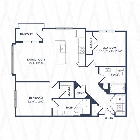 a floor plan of a house with different floors
