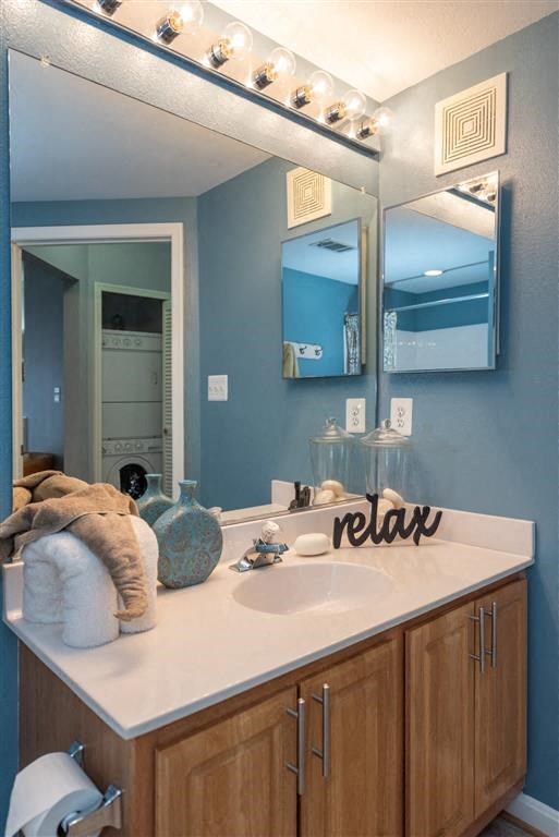 Renovated Bathrooms With Quartz Counters at Pinnacle at Town Center, Maryland