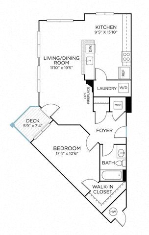 Bennett-R Floor Plan at Pinnacle at Town Center, Germantown, MD