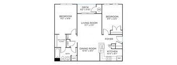 GoshenR Floor Plan at Pinnacle at Town Center, Germantown, MD, 20874