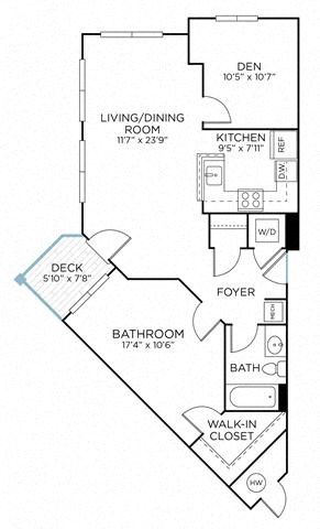 SandorR Floor Plan at Pinnacle at Town Center, Germantown