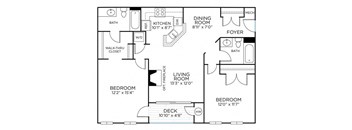 SenecaR Floor Plan at Pinnacle at Town Center, Maryland, 20874