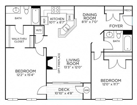 SenecaR Floor Plan at Pinnacle at Town Center, Maryland, 20874