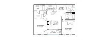 Seneca Floor Plan at Pinnacle at Town Center, Maryland
