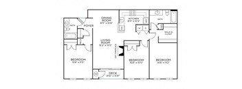 Sugarloaf Floor Plan at Pinnacle at Town Center, Germantown, MD, 20874