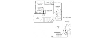 WarrenR Floor Plan at Pinnacle at Town Center, Germantown, Maryland