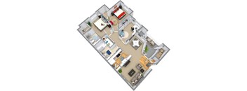 3Bed 2Bath Floor Plan at Monarch Meadows, Riverton