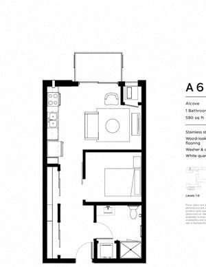 A6 One Bedroom One Bathroom
