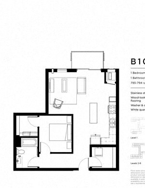 B10 One Bedroom One Bathroom