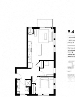 B4 One Bedroom One Bathroom