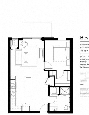 B5 Two Bedroom Two Bathroom