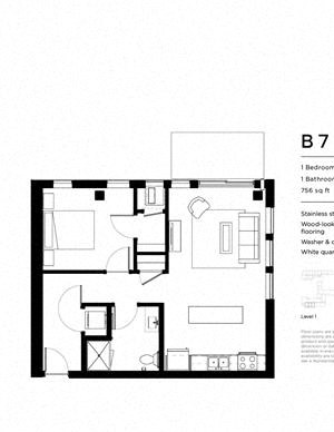 B7 One Bedroom One Bathroom