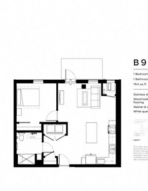 B9 One Bedroom One Bathroom