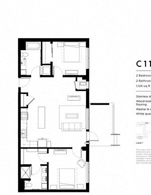 C11 Two Bedroom Two Bathroom