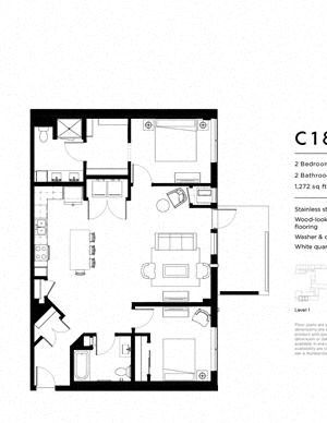 C18 Two Bedroom Two Bathroom