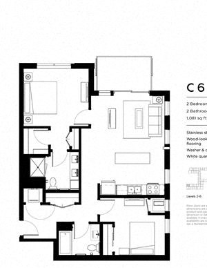 C6 Two Bedroom Two Bathroom