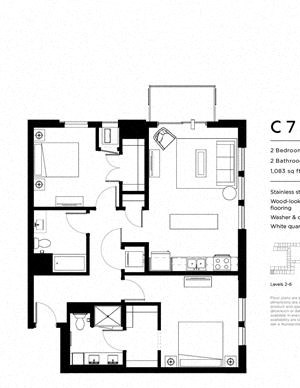 C7 Two Bedroom Two Bathroom