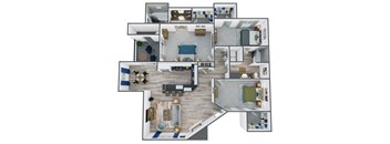 Marseilles Floor Plan at Springs at Continental Ranch, Tucson