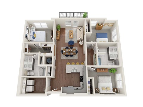 Milkweed Floor Plan at PARK40, Colorado