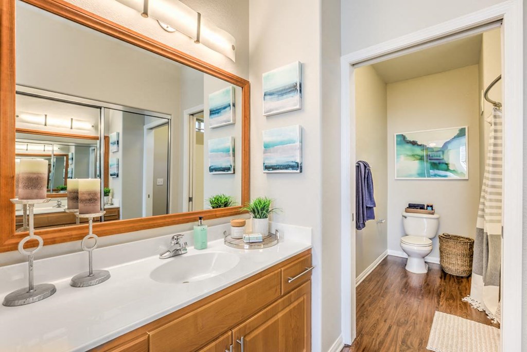 Bathroom at Stone Canyon Apartments, Riverside, California
