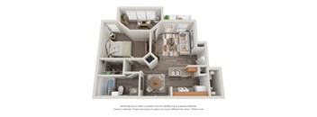 The Montego Floor Plan at Monterey Village, Jonesboro