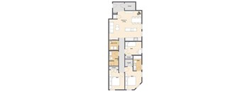 a floor plan of a small apartment