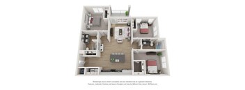 a 1 bedroom floor plan  villas at spring creek