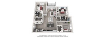 3 bedroom floor plan townhouse apartments  the affinity