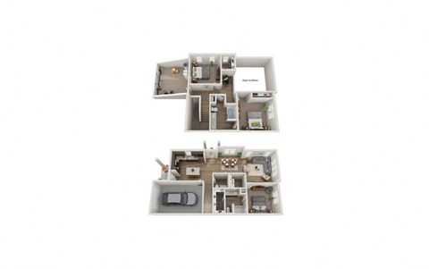 a floor plan of a house