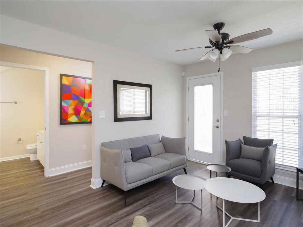 Contemporary Finishes Include Wood And Tile Flooring at Patriots Pointe, Hillsborough, NC