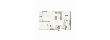 bedroom floor plan | luxury apartments in towson md | the mille brookhaven apartment