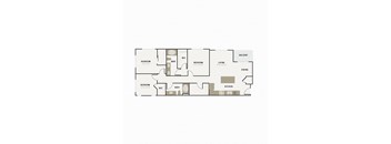 bedroom floor plan | the social at stadium walk apartment homes for rent in ft lauderdale