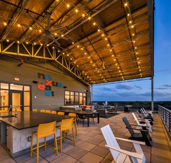 Nexus East Rooftop Deck and Kitchen with Seating - Photo Gallery 6
