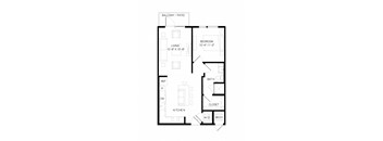 Nexus East Apartments A2 Floor Plan