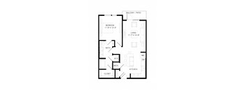 Nexus East Apartments A3 Floor Plan