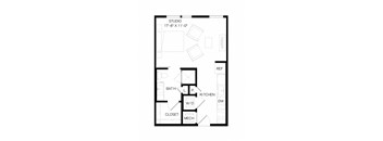Nexus East Apartments S1 Floor Plan