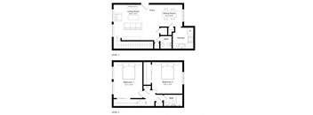a floor plan of a house