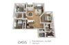 OASIS Floor Plan OASIS Floor Plan at SkyStone Apartments, New Mexico