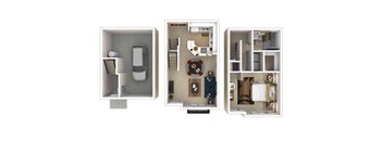11CA1 Floor Plan at Lionsgate South, Hillsboro, 97124