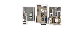 11CB1 Floor Plan at Lionsgate South, Hillsboro, Oregon